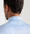 Gingham Performance Jersey Polo in Cottage Blue by Peter Millar