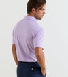 Gingham Performance Jersey Polo in Purple Iris by Peter Millar