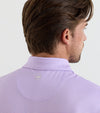 Gingham Performance Jersey Polo in Purple Iris by Peter Millar