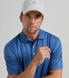 Pole Position Performance Jersey Polo in Windsor Blue by Peter Millar