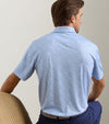 Parker Performance Jersey Polo in Stream Blue by Peter Millar