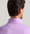 Perth Mélange Performance Quarter-Zip in Purple Iris by Peter Millar