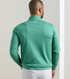 Perth Mélange Performance Quarter-Zip in Snow Pea by Peter Millar