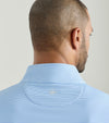 Perth Sugar Stripe Performance Quarter-Zip in Bluebird by Peter Millar
