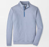 Perth Sugar Stripe Performance Quarter-Zip in Windsor Blue by Peter Millar