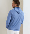 Pine Houndstooth Performance Hoodie in Sport Navy by Peter Millar