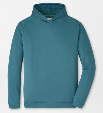 Pine Sugar Stripe Performance Hoodie in Sport Navy by Peter Millar