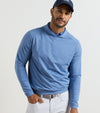 Pine Sugar Stripe Performance Hoodie in Windsor Blue by Peter Millar