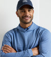 Pine Sugar Stripe Performance Hoodie in Windsor Blue by Peter Millar