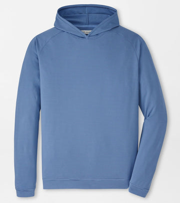 Pine Sugar Stripe Performance Hoodie in Windsor Blue by Peter Millar