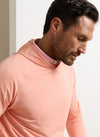 Pine Performance Hoodie in Summer Apricot by Peter Millar
