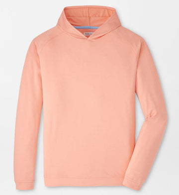 Pine Performance Hoodie in Summer Apricot by Peter Millar