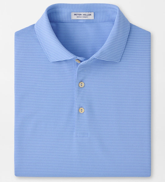 Candor Performance Mesh Polo in Bluebird by Peter Millar