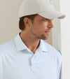Featherweight Hoops Performance Polo in White by Peter Millar