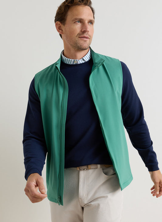 Dunes Vest in Snow Pea by Peter Millar