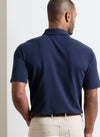 Everyday Pique Polo in Atlantic Blue by Peter Millar