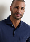 Everyday Pique Polo in Atlantic Blue by Peter Millar