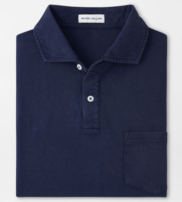 Everyday Pique Polo in Atlantic Blue by Peter Millar
