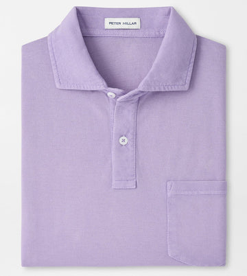 Everyday Pique Polo in Light Violet by Peter Millar