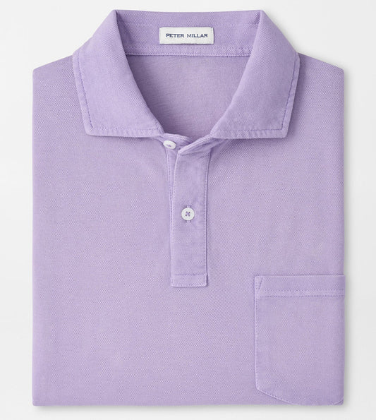 Everyday Pique Polo in Light Violet by Peter Millar