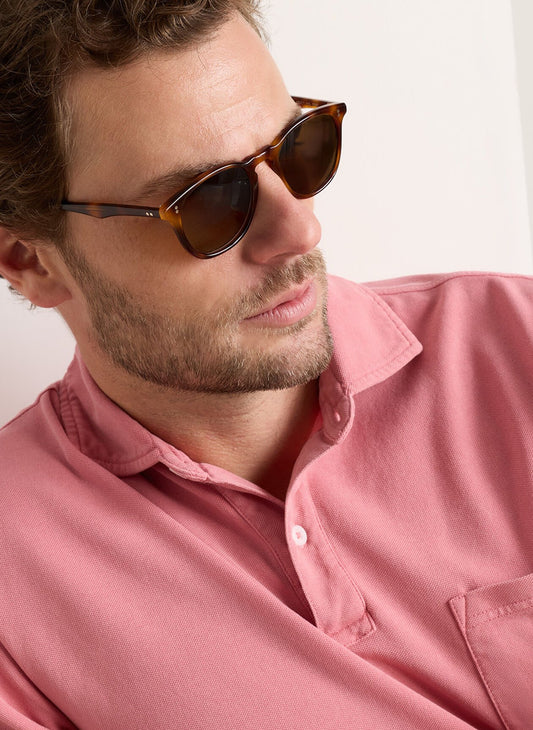 Everyday Pique Polo in Venetian Pink by Peter Millar