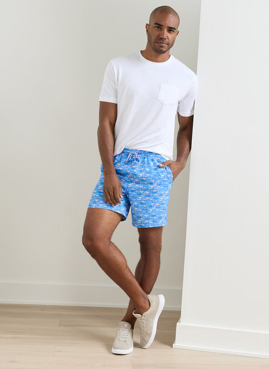 Sunfish Swim Trunk in Marina Blue by Peter Millar