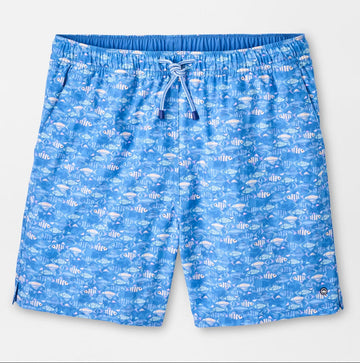 Sunfish Swim Trunk in Marina Blue by Peter Millar