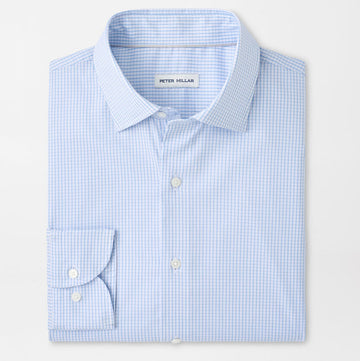 Conway Crown Lite Cotton-Stretch Sport Shirt in Light Violet by Peter Millar