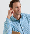 Felix Crown Lite Cotton-Stretch Sport Shirt in Bluebird by Peter Millar