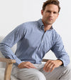 Felix Crown Lite Cotton-Stretch Sport Shirt in Navy by Peter Millar