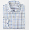 Warren Crown Lite Cotton-Stretch Sport Shirt in Cloudy Blue by Peter Millar