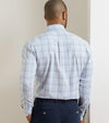 Warren Crown Lite Cotton-Stretch Sport Shirt in Cloudy Blue by Peter Millar