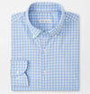 Calvin Crown Lite Cotton-Stretch Sport Shirt in Cottage Blue by Peter Millar