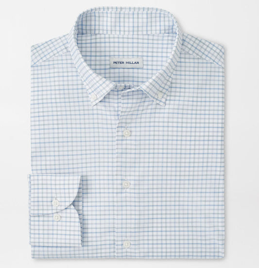 Rommel Performance Twill Sport Shirt in Cottage Blue by Peter Millar