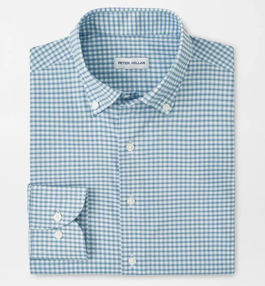 Gregory Performance Twill Sport Shirt in Windsor Blue by Peter Millar