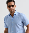 Windsail Cotton Lyocell Sport Shirt in Bluebird by Peter Millar