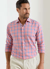 Triton Cotton Lyocell Sport Shirt in Venetian Pink by Peter Millar
