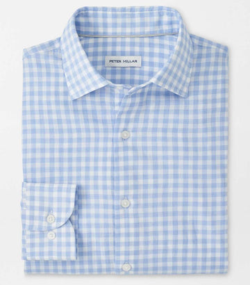 Breeze Cotton Lyocell Sport Shirt in Bluebird by Peter Millar