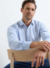 Breeze Cotton Lyocell Sport Shirt in Bluebird by Peter Millar