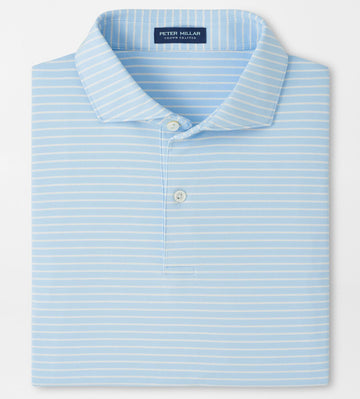 Keynote Performance Jersey Polo in Blue Frost by Peter Millar