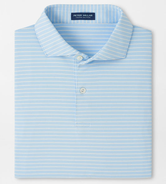 Keynote Performance Jersey Polo in Blue Frost by Peter Millar
