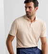 Keynote Performance Jersey Polo in Light Orange Sherbert by Peter Millar