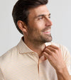 Keynote Performance Jersey Polo in Light Orange Sherbert by Peter Millar