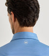 Keynote Performance Jersey Polo in Storm by Peter Millar