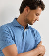 Keynote Performance Jersey Polo in Storm by Peter Millar