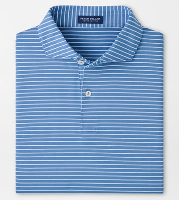 Keynote Performance Jersey Polo in Storm by Peter Millar