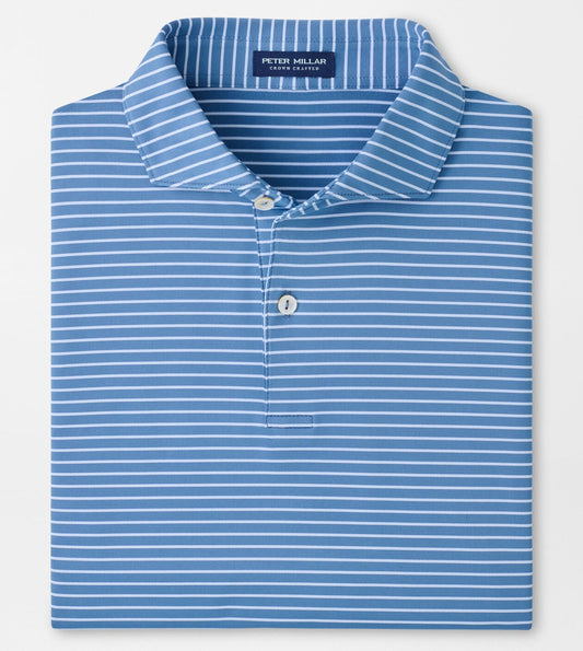 Keynote Performance Jersey Polo in Storm by Peter Millar