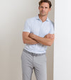 Alder Performance Jersey Polo in White by Peter Millar