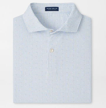 Alder Performance Jersey Polo in White by Peter Millar