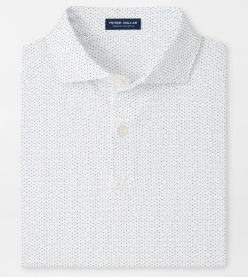 Fermata Performance Jersey Polo in White by Peter Millar